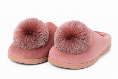 NAT Women Flip Flops(Pink , 6)