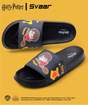 Svaar Men Slides(Black , 11)