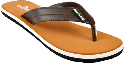 yashve Men Flip Flops(Tan , 8)