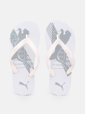 PUMA Men Flip Flops(Off White , 10)