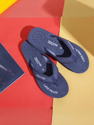 DOCTOR EXTRA SOFT Women Doctor Slippers for Women Orthopedic Diabetic Pregnancy Dr Chappals & House D-22 Flip Flops(Blue , 5)