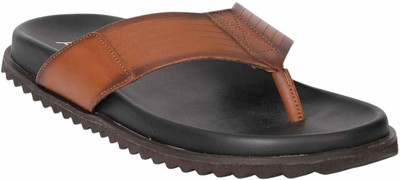 Fresco Italia Men Slippers(Tan , 8)