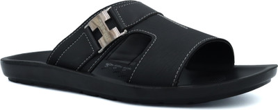 TREKIVA Men Premium Sandal Trendy Comfortable Flexible & Durable, Anti-Skid| TPG-3035 Slippers(Black , 7)