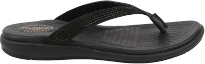 MEDIFEET Women Slippers(Black , 8)