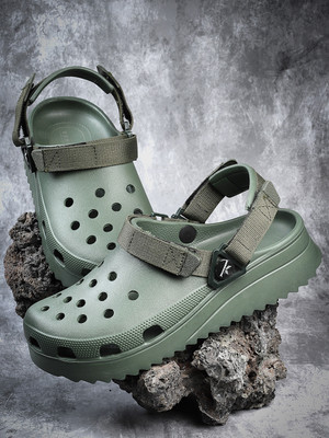 BERSACHE Men Wedges(Green , 7)