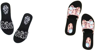 BOOMBEAUTY Women Slides(Multicolor , 6)