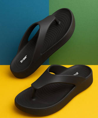 Svaar Men NewlyLaunch|Classic Soft|Cushion|Comfortable|Premium|Stylish Slippers(Black , 10)