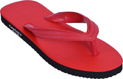 CENTURY Men Slippers(Red , 9)