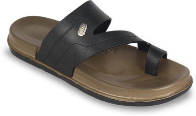 Richale Men Slippers(Black, Olive , 6)