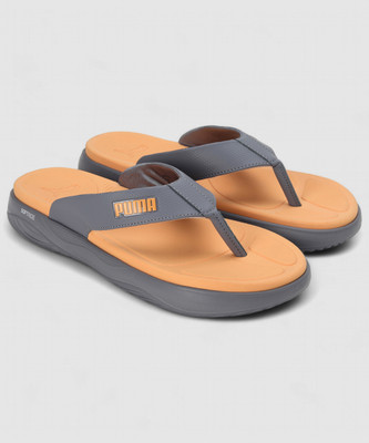 PUMA Men Softride Seave Flip Flops(Grey , 9)
