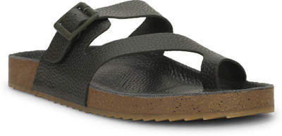 Bata Men Slippers(Olive , 9)