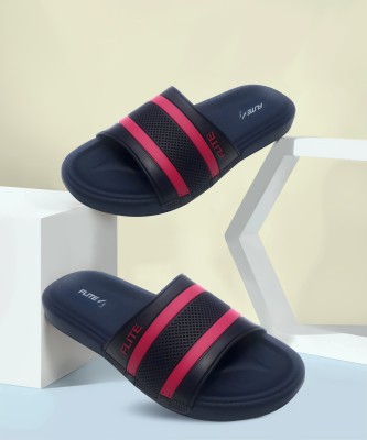 FLITE Women Slides(Navy , 8)