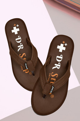 DR STTEP Men Slippers(Brown , 9)