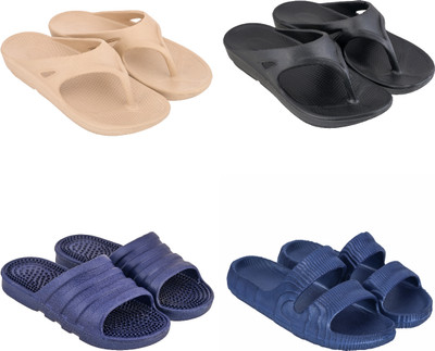 house of common Women Slides(Multicolor , 6)