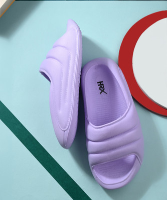 HRX by Hrithik Roshan Women Slides(Purple , 6)