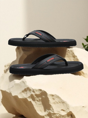 CANTABIL Men Flip Flops(Black , 6)