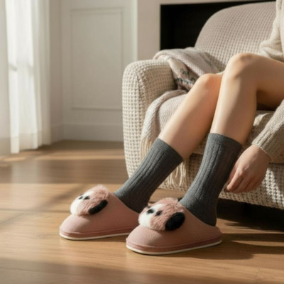 Fashion Engineer Women Flip Flops(Pink , 4)