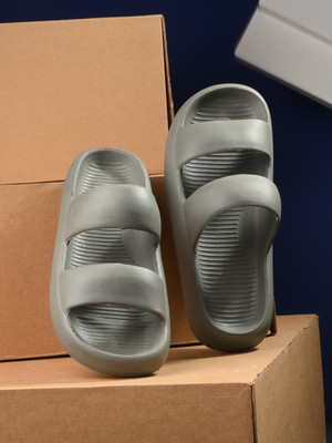 HRX by Hrithik Roshan Men Slides(Olive , 7)