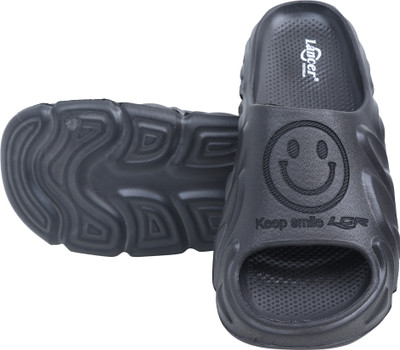 LANCER Men Slippers(Grey , 6)