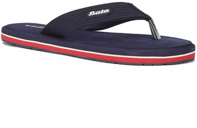 Bata Men Flip Flops(Navy , 8)