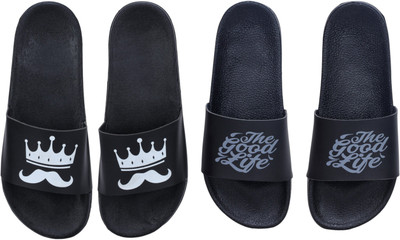 Digimahadev Men Flip Flops(Multicolor , 7)