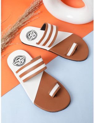 Cozy Wear Men Flip Flops(Brown , 10)