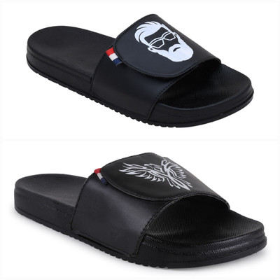 Shoe Mate Men Flip Flops(Multicolor , 6)