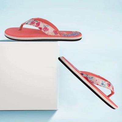 Gripsy Men Flip Flops(Pink , 6)