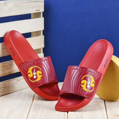 CAMPUS Men Slides(Red , 7)