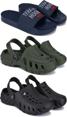 DRACKFOOT Men Slippers(White , 6)