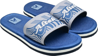 Altek Men Flip Flops(Blue , 7)