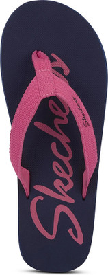 Skechers Women Slippers(Blue , 6)