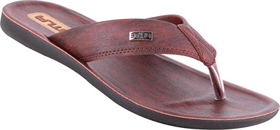 FLITE Men Flip Flops(Brown , 11)