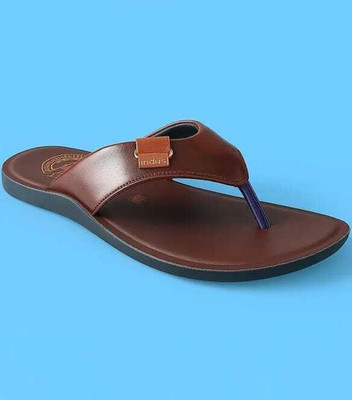 Indus Men Slippers(Brown , 7)