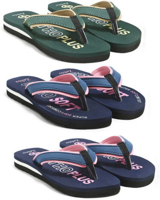 zebio Women Slippers(Multicolor , 5)