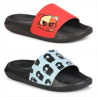 Shoe Mate Men Slides(Multicolor , 10)