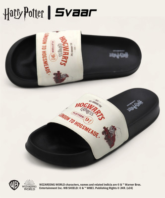 Svaar Men Slides(Black , 8)