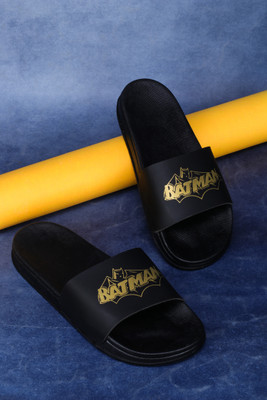 Tzen Men Slides(Gold, Black , 7)