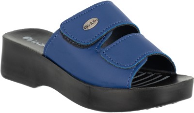 Inblu Women Slides(Blue 2)