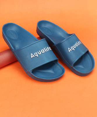 Aqualite Men Anti-Skid Slides(Blue , 6)