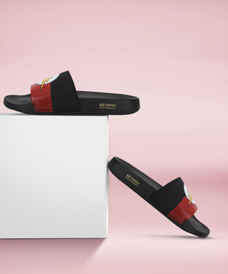 CAMPUS Men Slides(Black , 6)