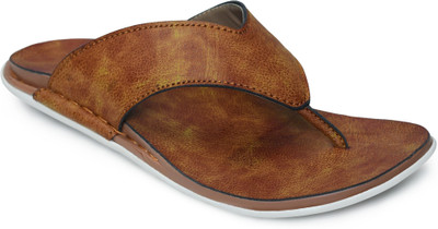 STEPFOX Men Slippers(Tan , 10)