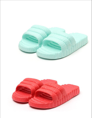 HOC Women Slides(Blue, Red , 4)