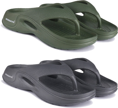 BERSACHE Men Flip Flops(Multicolor , 10)