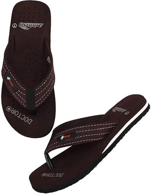 Addoxy Men Slippers(Brown , 8)