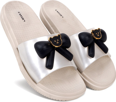 Cassiey Women Slides(Blue , 6)