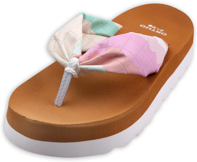 ORTHO CLUB Women Slippers(Brown , 7)