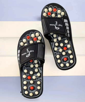 jasvi Men Slides(Black , 10)
