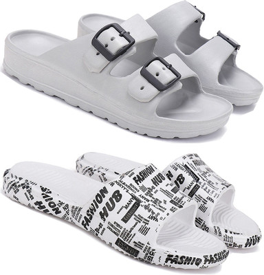 ORICUM Men Slides(Grey , 8)