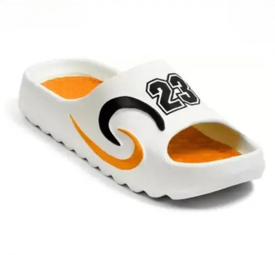 COOPERWINGS Men Slides(Orange , 8)